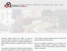 Tablet Screenshot of fundacioncastillocordova.org